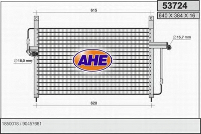 AHE 53724 -  Конденсатор, кондиционер