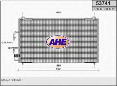 AHE 53741 - Конденсатор, кондиционер