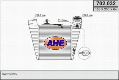 AHE 702032 - Интеркулер