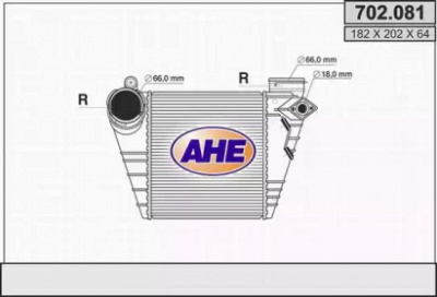AHE 702081 - Интеркулер