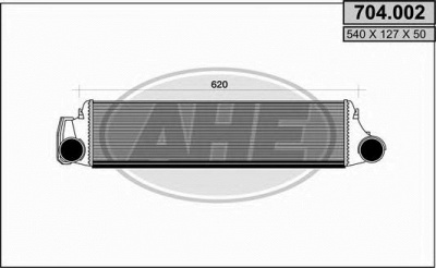 AHE 704002 - Интеркулер