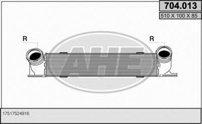 AHE 704013 -  Интеркулер