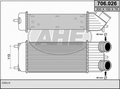 AHE 706026 -  Интеркулер