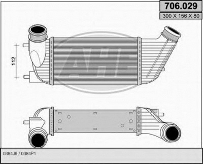 AHE 706029 -  Интеркулер