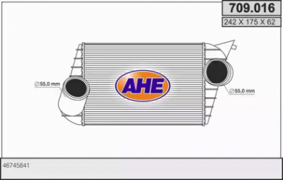 AHE 709016 - Интеркулер