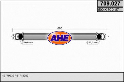 AHE 709027 -  Интеркулер