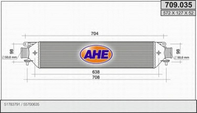 AHE 709035 -  Интеркулер