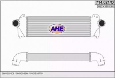 AHE 714021o - Интеркулер