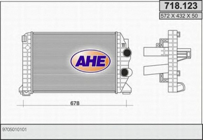 AHE 718123 - Интеркулер