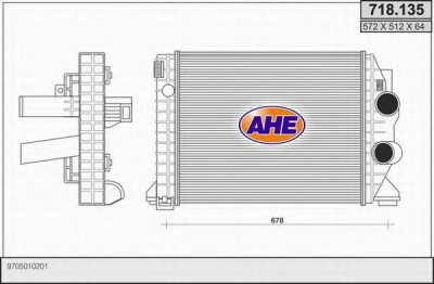 AHE 718135 - Интеркулер