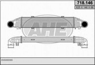 AHE 718146 - Интеркулер