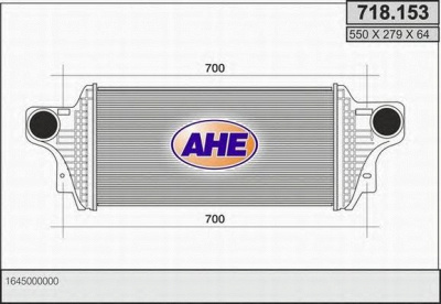 AHE 718153 - Интеркулер