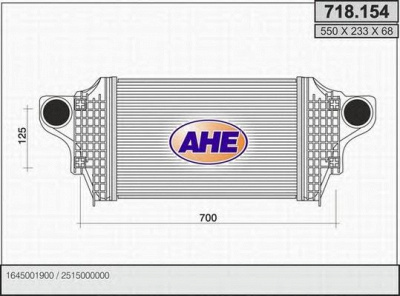 AHE 718154 -  Интеркулер