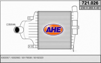 AHE 721026 - Интеркулер