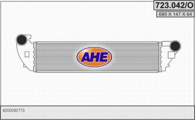 AHE 723042o -  Интеркулер