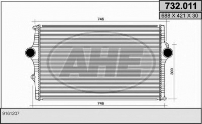 AHE 732011 -  Интеркулер