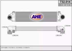AHE 732014 - Интеркулер