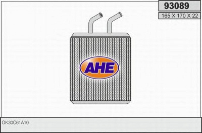 AHE 93089 - Теплообменник, отопление салона