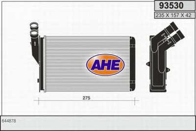 AHE 93530 -  Теплообменник, отопление салона