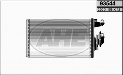 AHE 93544 -  Теплообменник, отопление салона