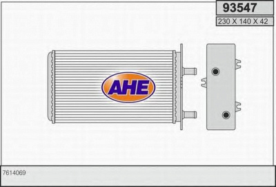 AHE 93547 -  Теплообменник, отопление салона