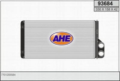 AHE 93684 -  Теплообменник, отопление салона