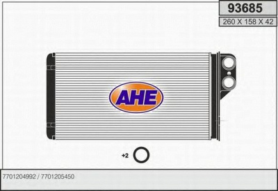 AHE 93685 -  Теплообменник, отопление салона