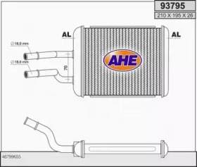 AHE 93795 -  Теплообменник, отопление салона