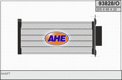 AHE 93828o -  Теплообменник, отопление салона