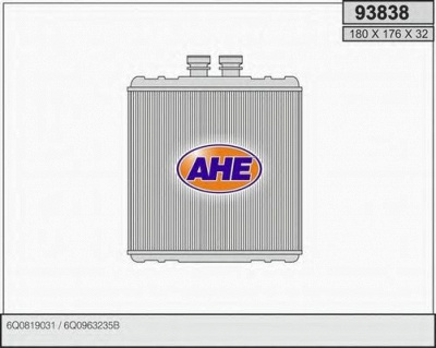AHE 93838 -  Теплообменник, отопление салона
