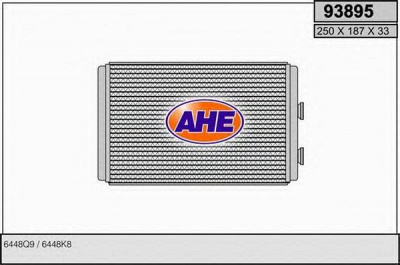 AHE 93895 -  Теплообменник, отопление салона
