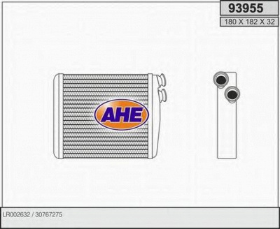 AHE 93955 -  Теплообменник, отопление салона