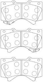 AISIN a1n156 -  Комплект тормозных колодок, дисковый тормоз