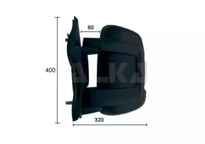 ALKAR 9229922 -  Наружное зеркало