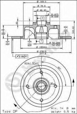 AP 17200 -  Тормозной диск