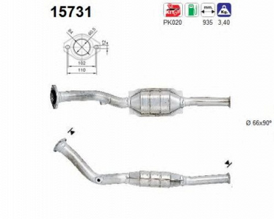 AS 15731 -  Катализатор