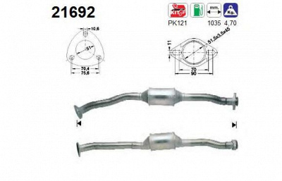AS 21692 -  Катализатор