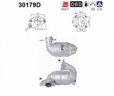 AS 30179d -  Катализатор
