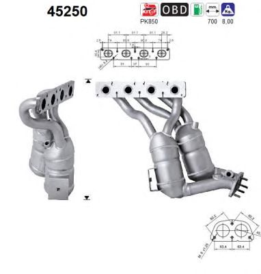 AS 45250 -  Катализатор