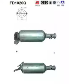 AS fd1026q -  Сажевый / частичный фильтр, система выхлопа ОГ