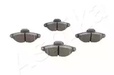 ASHIKA 50000058 -  Комплект тормозных колодок, дисковый тормоз