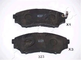 ASHIKA 5003323 -  Комплект тормозных колодок, дисковый тормоз