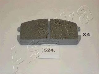 ASHIKA 5005524 -  Комплект тормозных колодок, дисковый тормоз