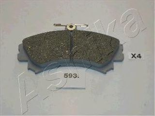 ASHIKA 5005593 -  Комплект тормозных колодок, дисковый тормоз