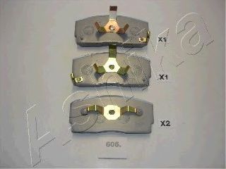 ASHIKA 5006606 -  Комплект тормозных колодок, дисковый тормоз