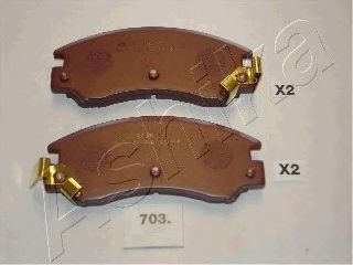 ASHIKA 5007703 -  Комплект тормозных колодок, дисковый тормоз