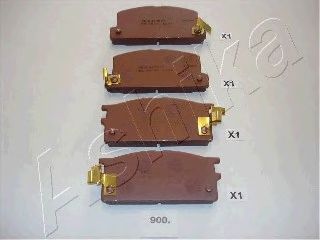ASHIKA 5009900 -  Комплект тормозных колодок, дисковый тормоз
