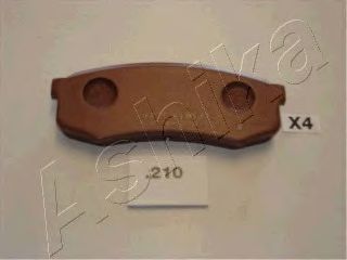 ASHIKA 5102210 -  Комплект тормозных колодок, дисковый тормоз