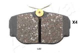 ASHIKA 510ll02 -  Комплект тормозных колодок, дисковый тормоз