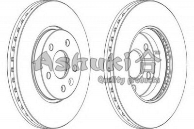 ASHUKI 09906190 -  Тормозной диск